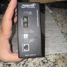 TRANSITION NETWORKS SISTF1014-111-LR Industrial Media converter untested picture
