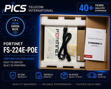 Fortinet FortiSwitch FS-224E-PoE Ethernet Switch FS224EPOE picture