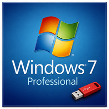 Microsoft Windows 7 Pro 64-Bit on USB Drive with Key FAST  picture