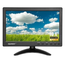 Haiway 10.1 inch Security Monitor, 1024x600 Resolution Small HDMI Monitor Sma picture