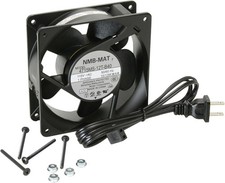 Middle Atlantic 115V Fan, Cord and Hardware Included Fan Size: 4.5
