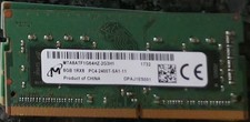 Micron 8GB DDR4 PC4-2400T-SA1-11 PC4-19200 1Rx8 SODIMM Laptop Memory RAM picture
