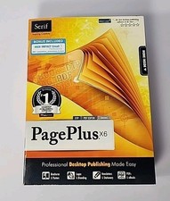 Serif PagePlus X6 NEW Desktop Publishing DTP PDF Editor eBook Design PC Software picture