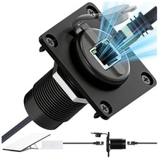 Starlink Gen3 Waterproof Wall Socket, IP68 RJ45 CAT6 Pass-Through Coupler picture