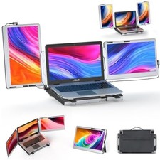 Kwumsy F2 Triple Portable Monitor Extender Aluminum Alloy Dual 14'' Display picture