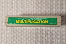 1982 TI Texas Instruments Multiplication Game Solid State Cartridge PHM 3092 picture