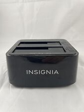 Insignia NS-PCHDEDS19 Black USB 3.0 2-Bay HDD Dual Hard Drive Docking Station picture