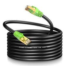 LEKVKM Cat8 Ethernet Cable 6Ft Round S/FTP Outdoor&Indoor Heavy Duty High Spe... picture