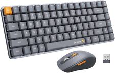 ProtoArc Compact Wireless Mechanical Keyboard Mouse, KM201 2.4GHz Small.... picture