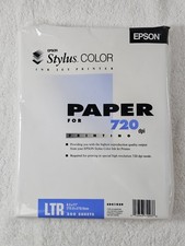 Epson Stylus Paper S041029 Ink Jet Super Mode 720 dpi 8.5 x 11