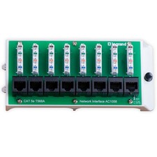 Legrand - OnQ Cat5e Network Interface Module, Wifi Module with 8 Port, Cat 5e picture
