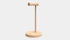 Logitech Wooden Headphone Headset Stand FSC Beech Wood picture