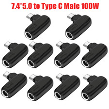 10PACK 7.4*5.0 to Type C 100W Charger Converter USB Cable Adapter For HP Dell picture