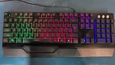 Sentry XPS400 Pro Gaming RGB Light-up Keyboard HI-SPEED Wired  Multi Color LEDS picture