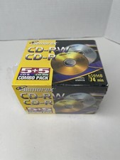 MEMOREX 5+5 Combo Pack CD-R + CD-RW 650 MB 74 MIN New Old Stock Compact Disk NEW picture