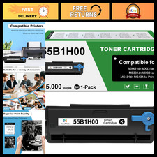 High Yield Black Toner Cartridge 15,000 Pages, Compatible for 55B1H00, 1-Pack picture