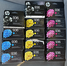 HP 936 Genuine Original Inkjet Cartridge Lot 14 pcs Black Cyan Yellow Magenta picture
