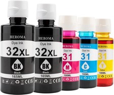 Compatible HP 31 32XL Ink Bottle Set Refill for HP Smart Tank 651 5100 5101 5 picture