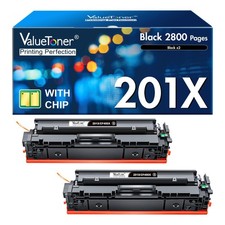 Valuetoner Compatible Toner Cartridge Replacement for HP 201X 201A CF400X CF4... picture