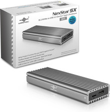 VANTEC M.2 NVME SSD to USB 3.1 GEN 2 Type C Enclosure W/USB Type-C Cable - Space picture
