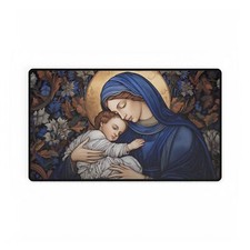 Mary with Jesus Christ Child William Morris Desk Mat Christian Faith Mouse Pad picture