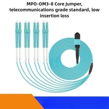 MPO-LC OM3 Fiber Optic Patch Cord 8-Core 12-Core Multimode Low-Loss Hybrid Cable picture
