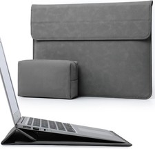 13.3-14 Inch Laptop Sleeve Case with Stand Feature in Dark Gray Color picture