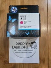 Genuine HP CZ135A Designjet 711 Magenta Ink OEM Factory Sealed Box NEW picture