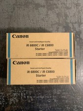 For Genuine Canon 8653A001AA GPR-14 Developer / Starter Cyan ( lot of 2 ) picture