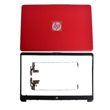 For HP 15-DW 15-dw1083wm 15-DW1XX Back Cover & Hinges & Bezel Red M03725-001 USA picture