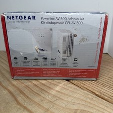 Netgear XAVB5001-100NAS Powerline AV 500 Adapter Kit SEALED. H picture