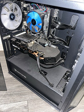 iBUYPOWER i-Series R137A660G Gaming Tower Desktop PC Wi-Fi XFX GPU Black picture