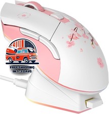 Ratón inalámbrico para juegos con base de carga, recargable, RGB, 12 000 DPI NEW picture