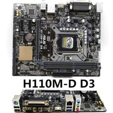 For ASUS H110M-D D3 Motherboard LGA1151 DDR3 +VGA Mainboard Support 6/7 GEN picture