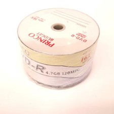 1st quality PRINCO DVD-R 50 Pack 700MB 80 Min Blank Disc Bundle New 2X 16X V438 picture