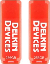 Delkin Devices 3.0 256GB USB Flash Drive, (2-Pack, 256GB), Plug & Play picture