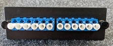 Panduit FAP12WBULCZ Fiber Adapter Panel w/12 LC Singlemode OS1/OS2 Couplers Blue picture