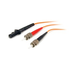 StarTech 1m Fiber Optic Cable - Multimode Duplex 62.5/125 - LSZH - MTRJ/ST picture
