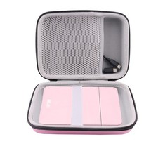 Hard Carrying Case For Nelko Photo Printer PP01/PP03 Mesh Pocket Pink picture