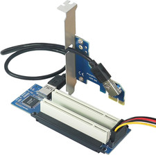 Pcie to PCI Adapter | X1 to Legacy PCI Converter with USB 3.0 Cable | Desktop Au picture