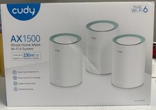 Cudy AX1500 WiFi6 Home Mesh System -3 White Dual-Band Access Points picture