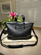 Louis Vuitton Monogram Eclipse Leather Briefcase in Black picture