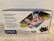 NEW Epson Stylus Photo R320 Inkjet Photo Printer Factory Sealed CD/DVD Printing picture