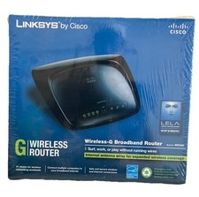 Wireless G Broadband Router Linksys Cisco Model WRT54G2 Wi-Fi 4 LAN Ports Sealed picture
