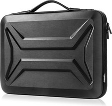 Waterproof Shockproof Hard Shell Protective Laptop Sleeve for Dell XPS 17, Black picture