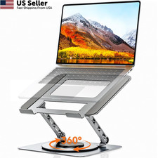 TECKNET Laptop Stand for Desk, 360° Rotating 10-17