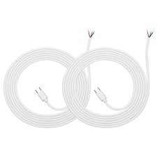 2Pcs 2m/6.56Ft USB C Pigtail Cable, 5V 2.4A Type C to 4 Pin Wires, White picture