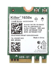 0TKNXX INTEL AX200NGW WI-FI 6 AX200 (GIG+) PCI-E M.2 2230 WLAN BT 5.2 WIFI CARD picture