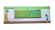 Razer BlackWidowV4 X Gaming Keyboard Green Switch - Minecraft Edition picture