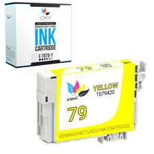1PK Yellow 79 Replacement Ink for Epson T079 Fits Stylus Photo 1400 Artisan 1430 picture